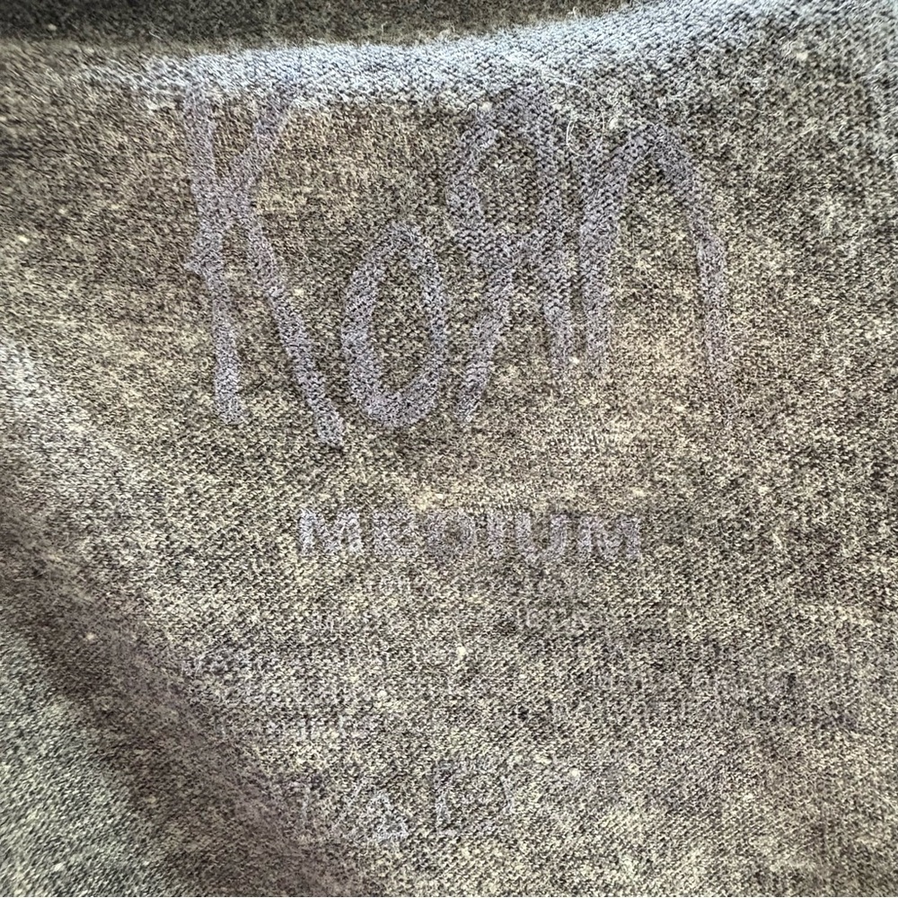 Korn Logo Graphic T-Shirt Green Distressed Nu Metal Band Tee (Medium, 2010s) - Picture 4 of 4